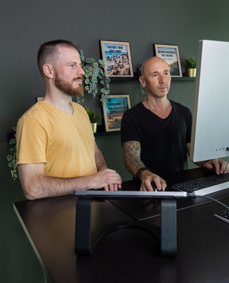 Mario Pfeiffer und Marco Zahnd unterhalten sich über Shopify Marketing